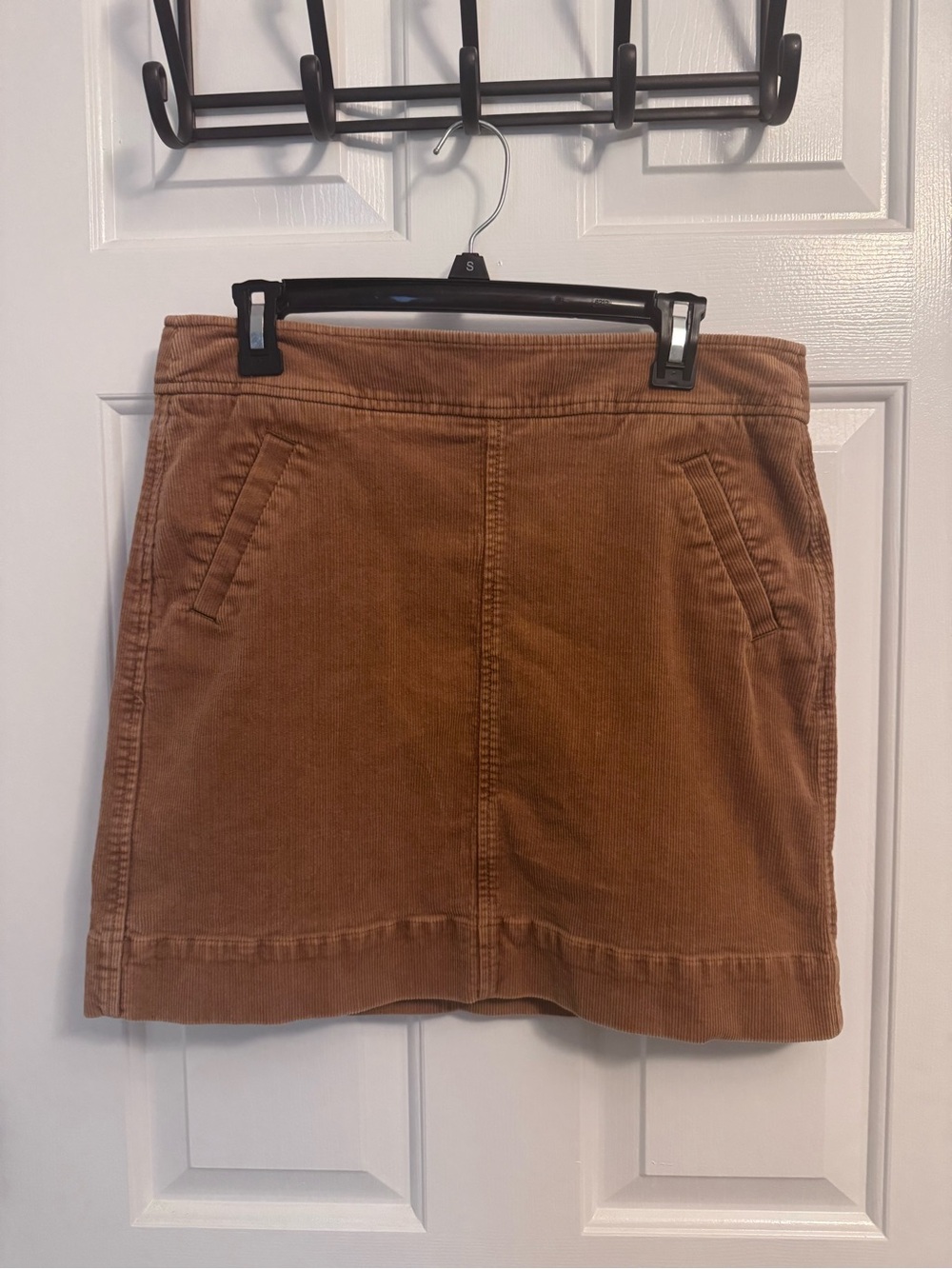 Loft Corduroy Mini Skirt in Tan